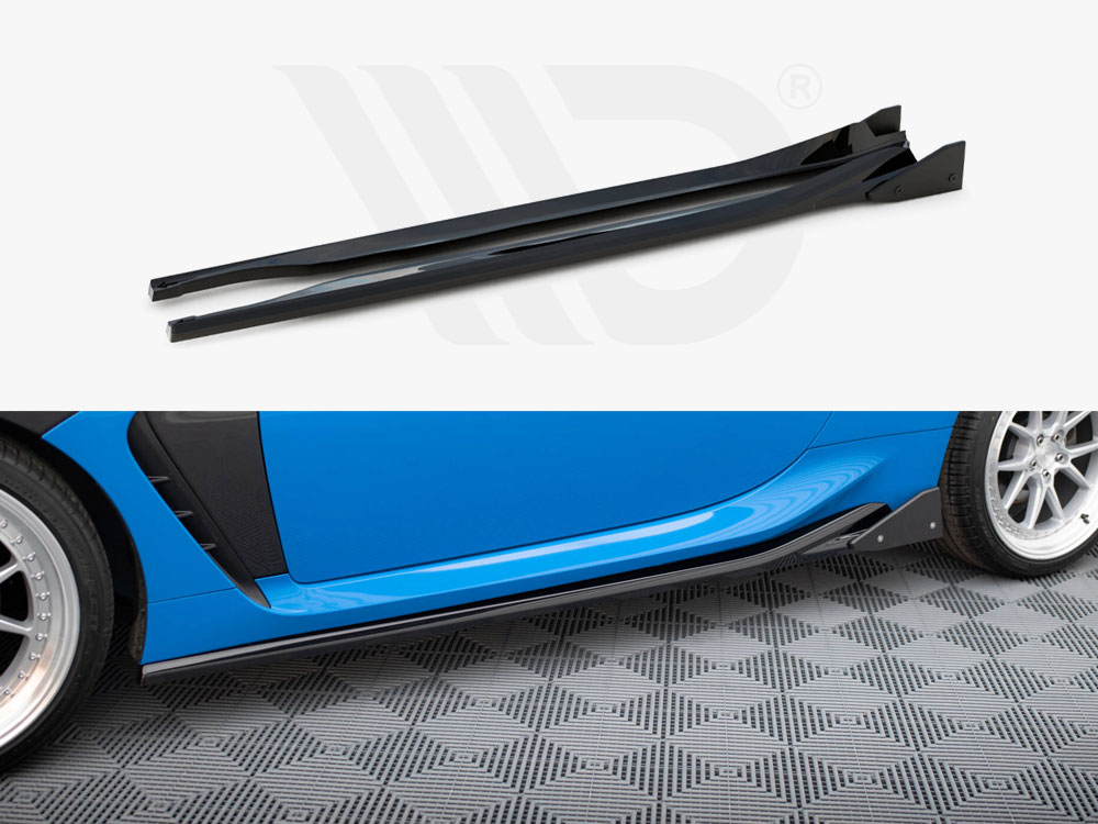 Maxton side skirts diffusers v1 + flaps toyota gr86 mk1 1 Maxton side skirts diffusers v1 + flaps toyota gr86 mk1
