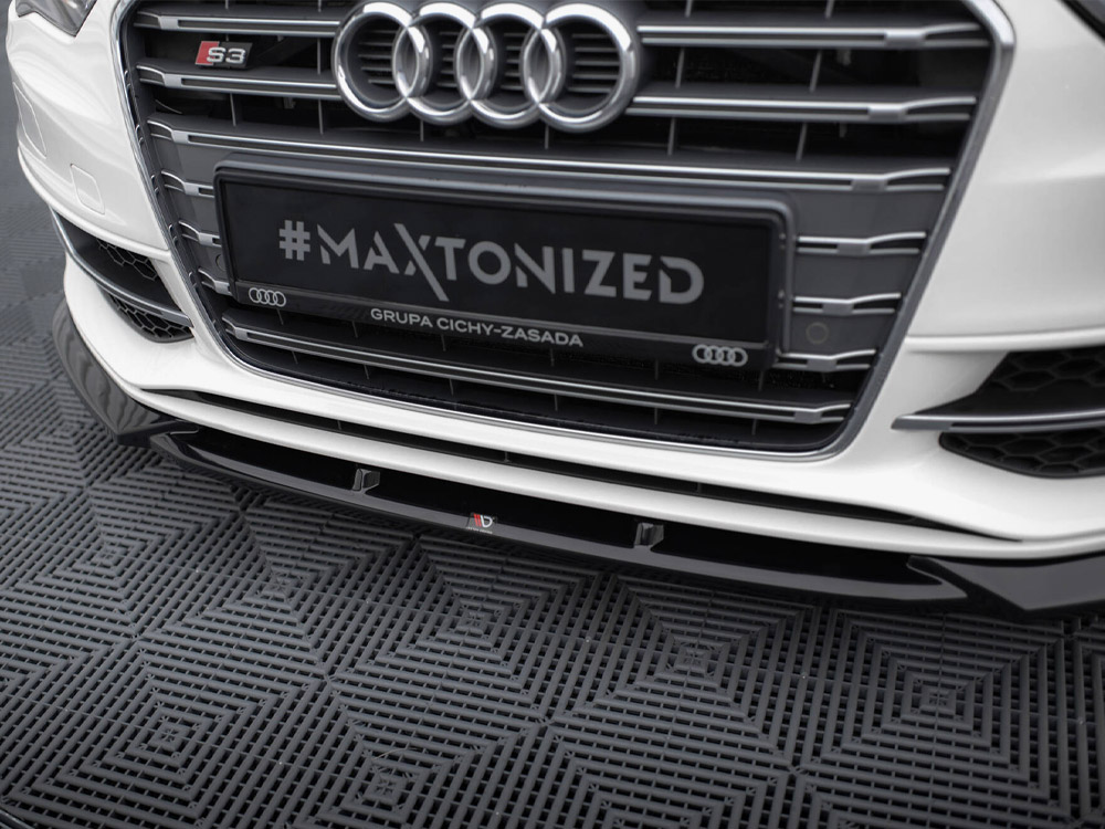 Maxton front splitter v2 audi s3/a3 s-line sportback/hatchback 8v 4 Maxton front splitter v2 audi s3/a3 s-line sportback/hatchback 8v - image 4