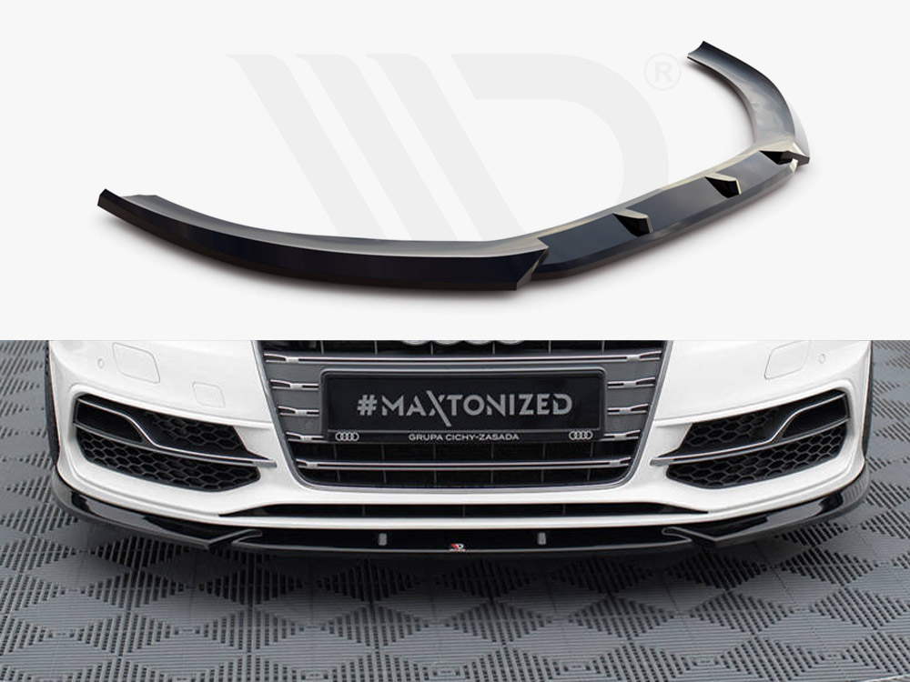 Maxton front splitter v2 audi s3/a3 s-line sportback/hatchback 8v 1 Maxton front splitter v2 audi s3/a3 s-line sportback/hatchback 8v