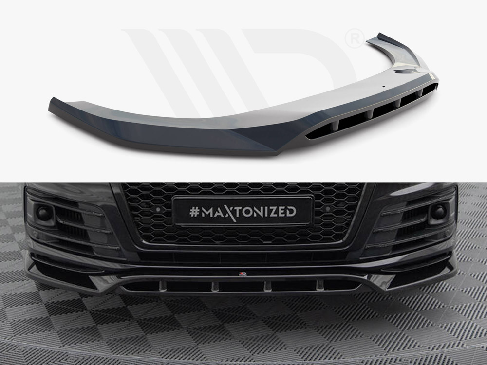 Maxton front splitter v2 audi sq7/q7 s-line mk2 1 Maxton front splitter v2 audi sq7/q7 s-line mk2