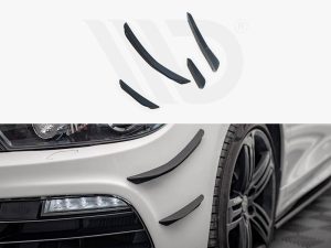Maxton Front Bumper Wings (Canards) Volkswagen Scirocco R Mk3