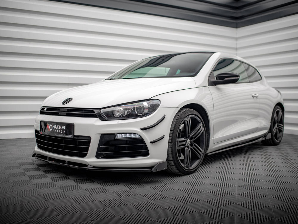 Maxton front splitter v3 + flaps volkswagen scirocco r mk3 2 Maxton front splitter v3 + flaps volkswagen scirocco r mk3 - image 2