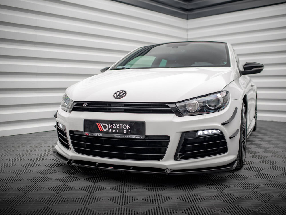 Maxton front splitter v3 volkswagen scirocco r mk3 2 Maxton front splitter v3 volkswagen scirocco r mk3 - image 2