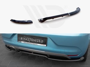 Maxton Rear Splitter (Vertical Bars) Renault Clio R.S. Line Mk5
