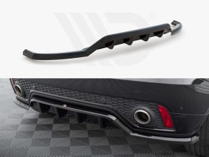 Maxton Central Rear Splitter (Vertical Bars) Jaguar E-Pace R-Dynamic Mk1
