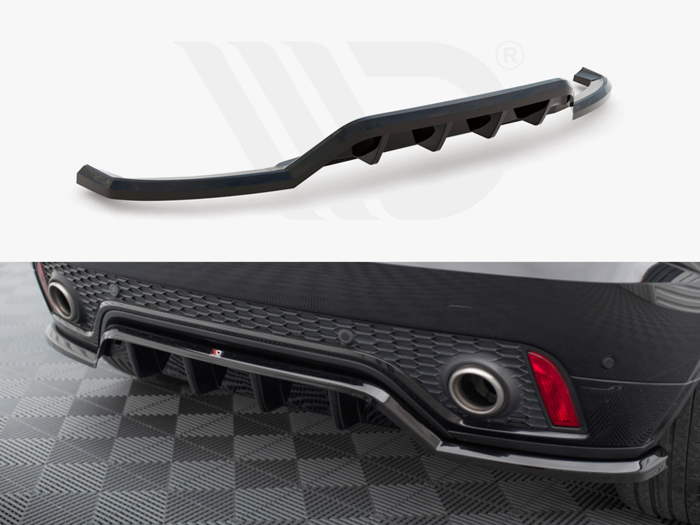 Maxton central rear splitter (vertical bars) jaguar e-pace r-dynamic mk1 1 Maxton central rear splitter (vertical bars) jaguar e-pace r-dynamic mk1