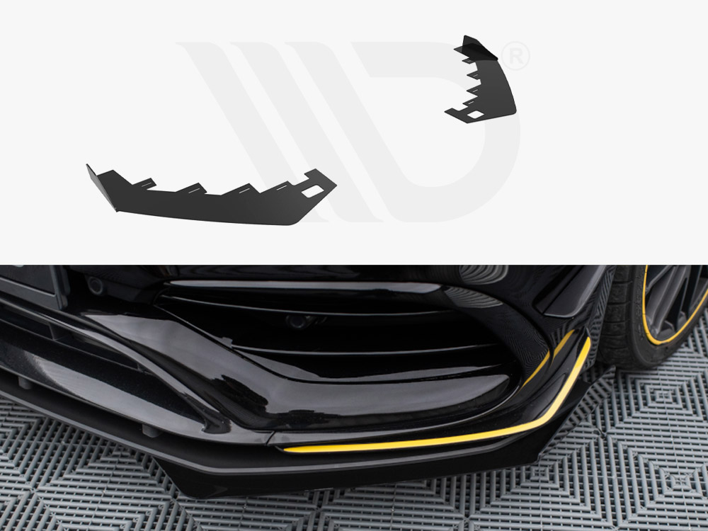 Maxton front flaps mercedes-amg cla 45 aero c117 facelift models 1 Maxton front flaps mercedes-amg cla 45 aero c117 facelift models