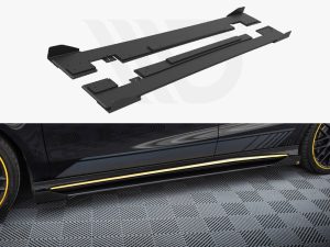 Maxton Street Pro Side Skirts Diffusers + Flaps Mercedes-AMG CLA 45 C117 Facelift Models