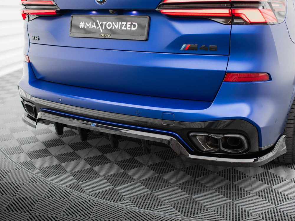 Maxton central rear splitter (vertical bars) v2 bmw x5 m-pack g05 facelift models 3 Maxton central rear splitter (vertical bars) v2 bmw x5 m-pack g05 facelift models - image 3