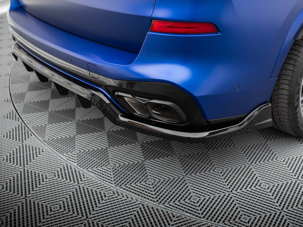 Maxton central rear splitter (vertical bars) v2 bmw x5 m-pack g05 facelift models 4 Maxton central rear splitter (vertical bars) v2 bmw x5 m-pack g05 facelift models - image 4