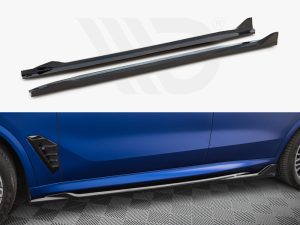 Maxton Side Skirts Diffusers V2 BMW X5 M-Pack G05 Facelift Models