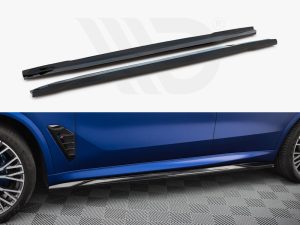 Maxton Side Skirts Diffusers V1 BMW X5 M-Pack G05 Facelift Models