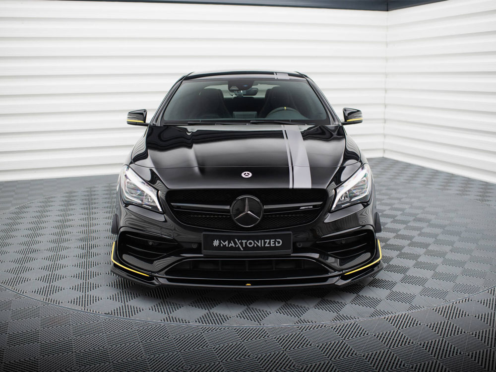 Maxton front splitter v4 mercedes-amg cla 45 aero c117 facelift models 3 Maxton front splitter v4 mercedes-amg cla 45 aero c117 facelift models - image 3
