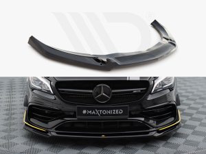 Maxton Front Splitter V4 Mercedes-AMG CLA 45 Aero C117 Facelift Models