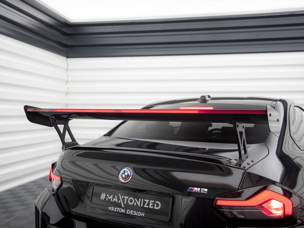 Maxton carbon fibre spoiler with led light for bmw m2 g87 / m240i / 2 series m-pack / 2 series standard g42 11 Maxton carbon fibre spoiler with led light for bmw m2 g87 / m240i / 2 series m-pack / 2 series standard g42 - image 11