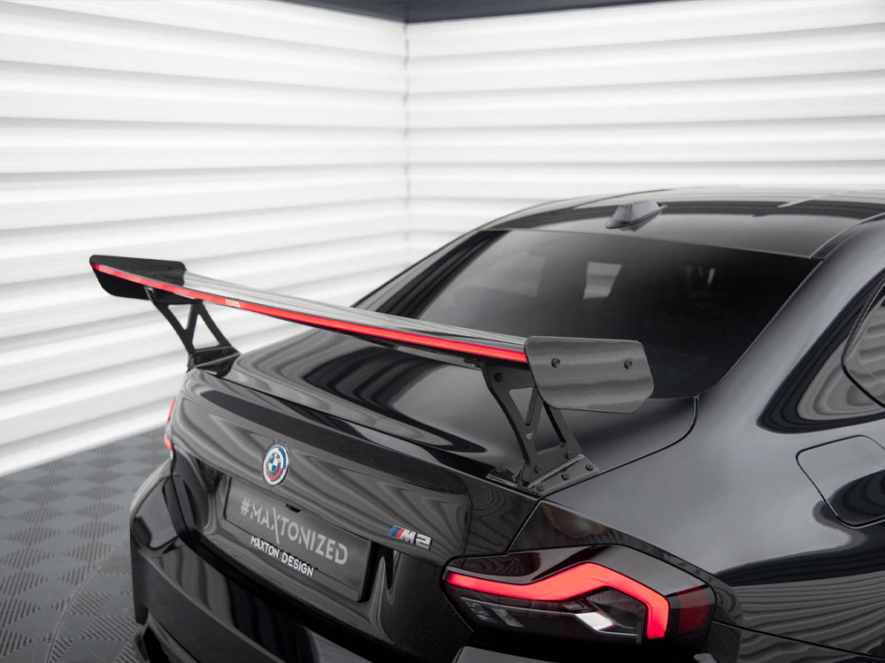 Maxton carbon fibre spoiler with led light for bmw m2 g87 / m240i / 2 series m-pack / 2 series standard g42 9 Maxton carbon fibre spoiler with led light for bmw m2 g87 / m240i / 2 series m-pack / 2 series standard g42 - image 9