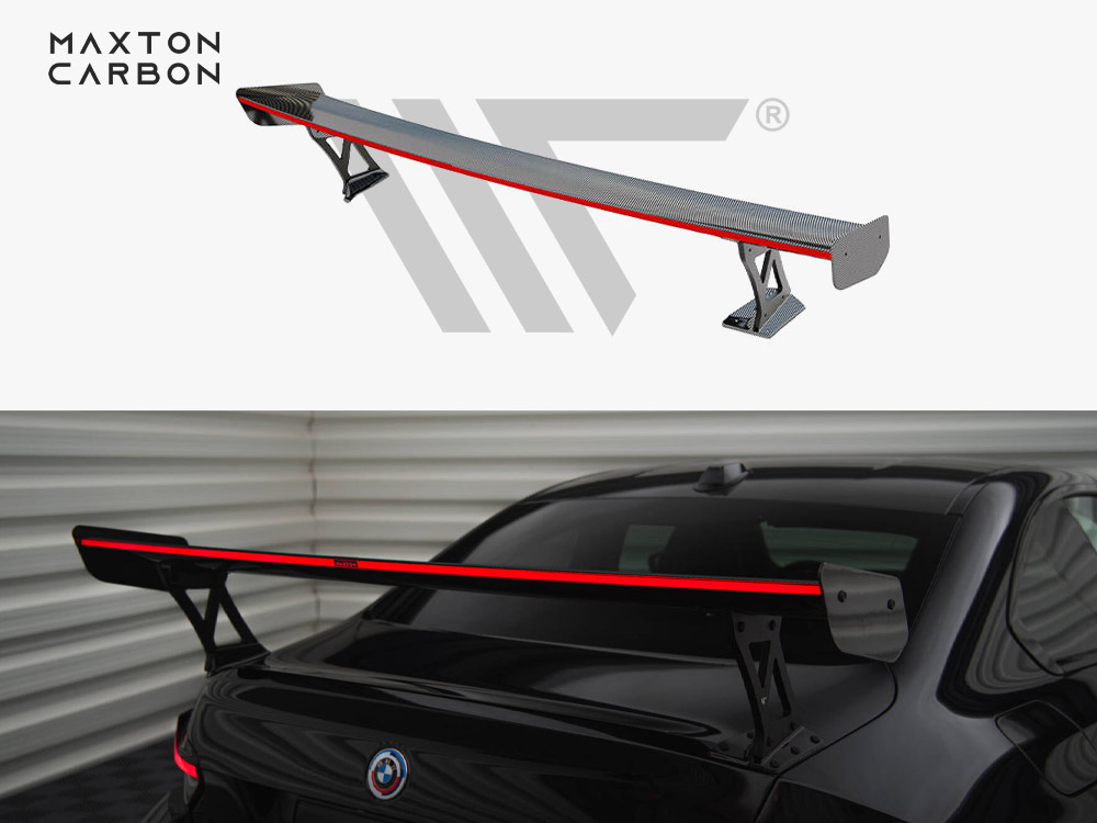 Maxton carbon fibre spoiler with led light for bmw m2 g87 / m240i / 2 series m-pack / 2 series standard g42 1 Maxton carbon fibre spoiler with led light for bmw m2 g87 / m240i / 2 series m-pack / 2 series standard g42