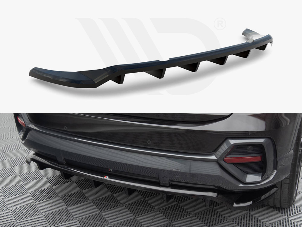 Maxton central rear splitter (vertical bars) audi q3 sportback f3 1 Maxton central rear splitter (vertical bars) audi q3 sportback f3