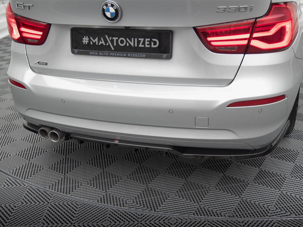 Maxton central rear splitter (vertical bars) bmw 3 gt f34 facelift models 3 Maxton central rear splitter (vertical bars) bmw 3 gt f34 facelift models - image 3