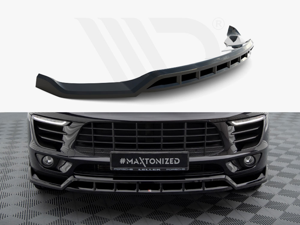 Maxton front splitter v3 porsche macan mk1 1 Maxton front splitter v3 porsche macan mk1