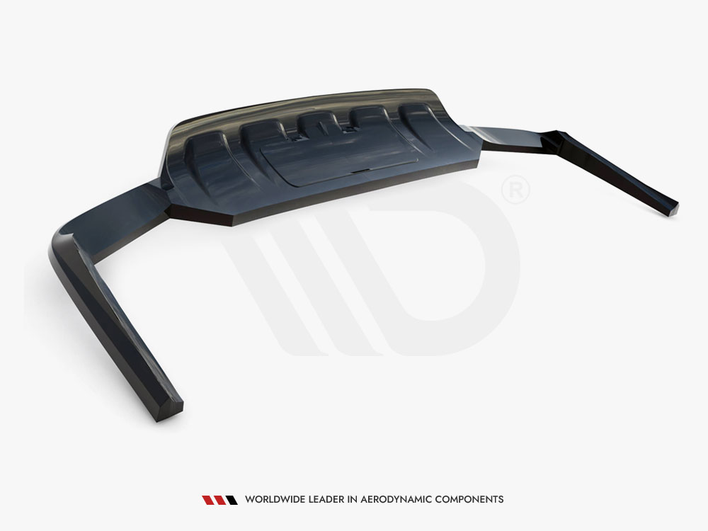 Maxton central rear splitter (vertical bars) audi q7 mk2 7 Maxton central rear splitter (vertical bars) audi q7 mk2 - image 7