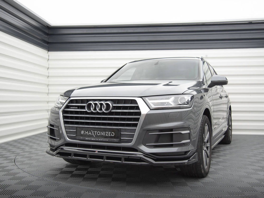 Maxton front splitter audi q7 mk2 2 Maxton front splitter audi q7 mk2 - image 2