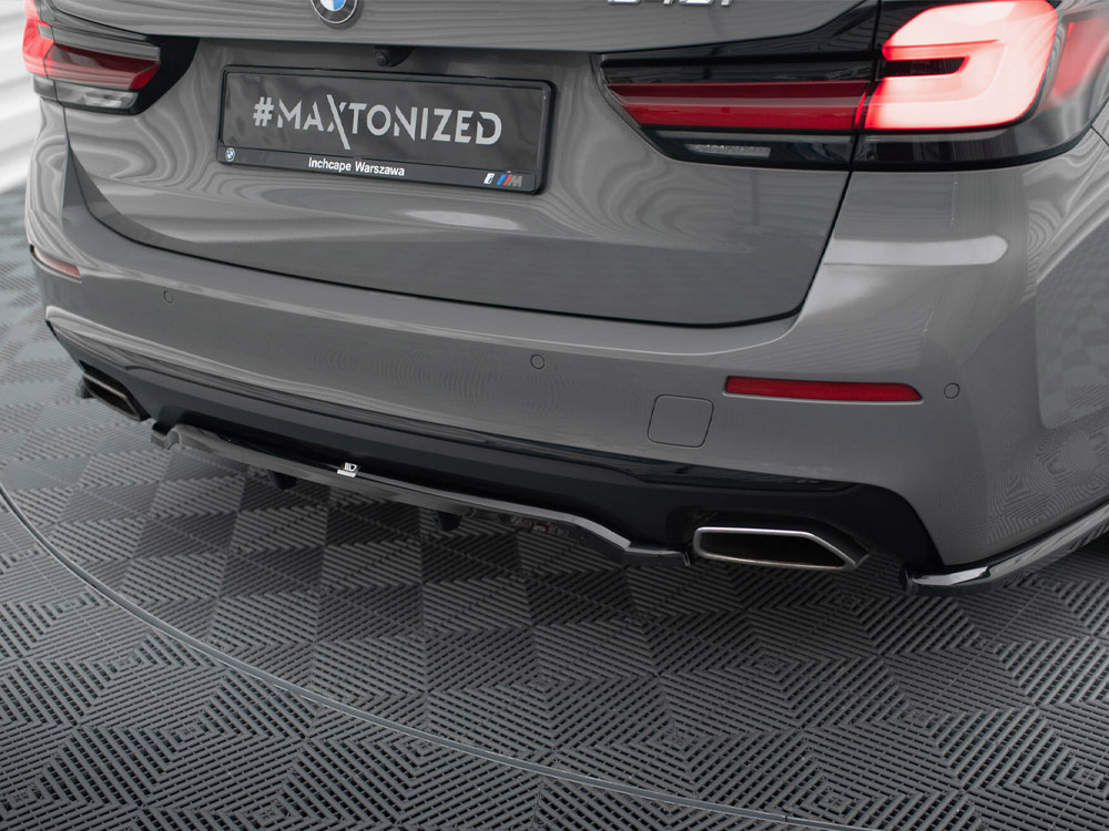 Maxton central rear splitter (vertical bars) bmw 5 series g30/g31 facelift models 3 Maxton central rear splitter (vertical bars) bmw 5 series g30/g31 facelift models - image 3