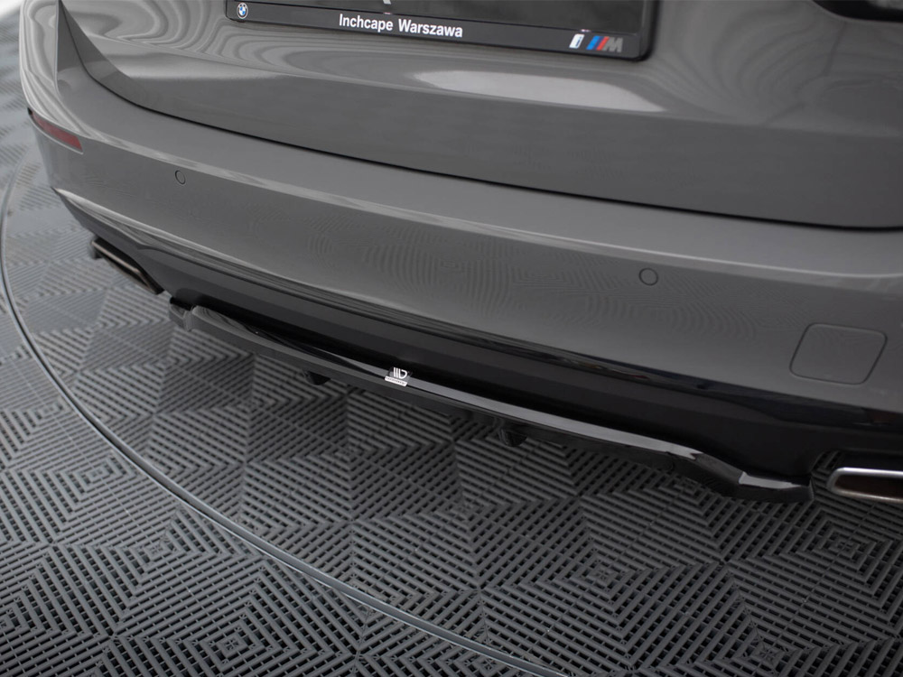 Maxton central rear splitter (vertical bars) bmw 5 series g30/g31 facelift models 4 Maxton central rear splitter (vertical bars) bmw 5 series g30/g31 facelift models - image 4