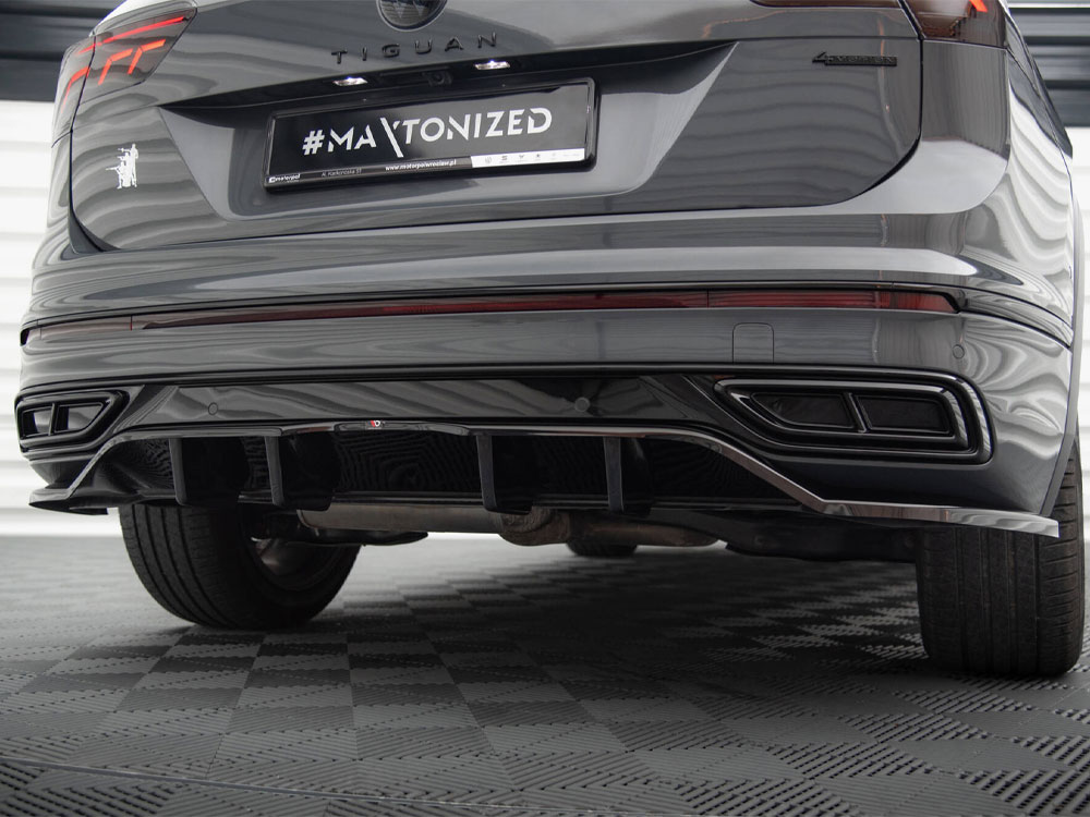 Maxton rear splitter (vertical bars) volkswagen tiguan r-line mk2 facelift models 3 Maxton rear splitter (vertical bars) volkswagen tiguan r-line mk2 facelift models - image 3