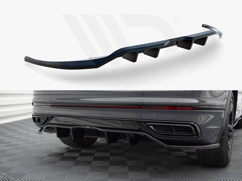 Maxton rear splitter (vertical bars) volkswagen tiguan r-line mk2 facelift models 1 Maxton rear splitter (vertical bars) volkswagen tiguan r-line mk2 facelift models