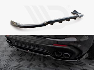 Maxton Central Rear Splitter (Vertical Bars) Alfa Romeo Stelvio Quadrifoglio Mk1