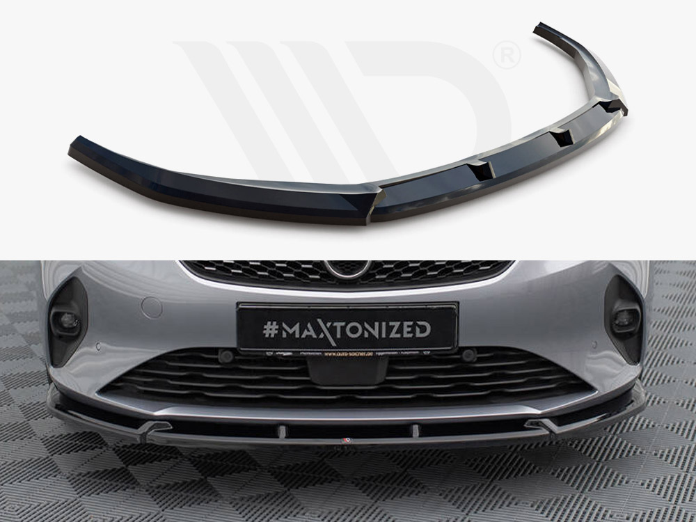 Maxton front splitter v1 opel corsa f (mk6) 1 Maxton front splitter v1 opel corsa f (mk6)