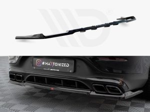 Maxton Rear Splitter (Vertical Bars) Mercedes-AMG GLC 63 Coupe C253 Facelift Models