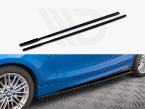 Maxton Side Skirts Diffusers BMW 1 Series M-Pack E87 Facelift Models