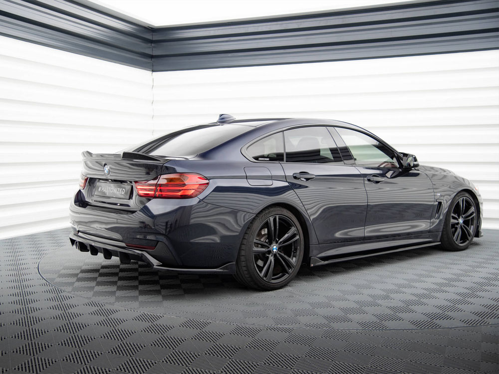 Maxton central rear splitter (vertical bars) bmw 4 series coupe/gran coupe/cabrio m-pack f32/f36/f33 3 Maxton central rear splitter (vertical bars) bmw 4 series coupe/gran coupe/cabrio m-pack f32/f36/f33 - image 3