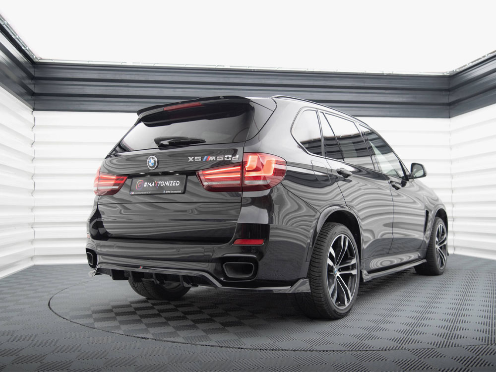 Maxton central rear splitter (vertical bars) bmw x5 m-pack f15 2 Maxton central rear splitter (vertical bars) bmw x5 m-pack f15 - image 2