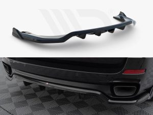 Maxton Central Rear Splitter (Vertical Bars) BMW X5 M-Pack F15