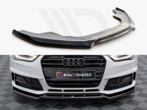 Maxton Front Splitter V2 Audi A4 B8 Facelift Models Competition
