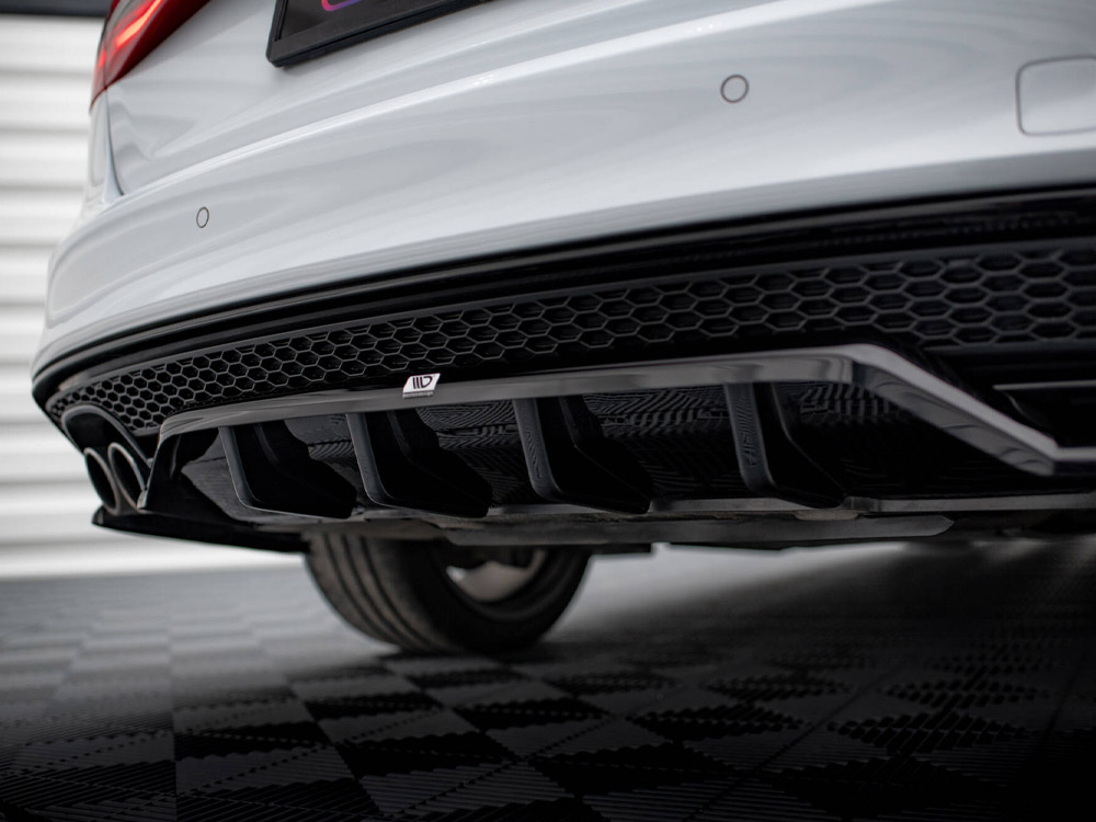 Maxton central rear splitter (vertical bars) audi a4 competition b8 facelift models 6 Maxton central rear splitter (vertical bars) audi a4 competition b8 facelift models - image 6
