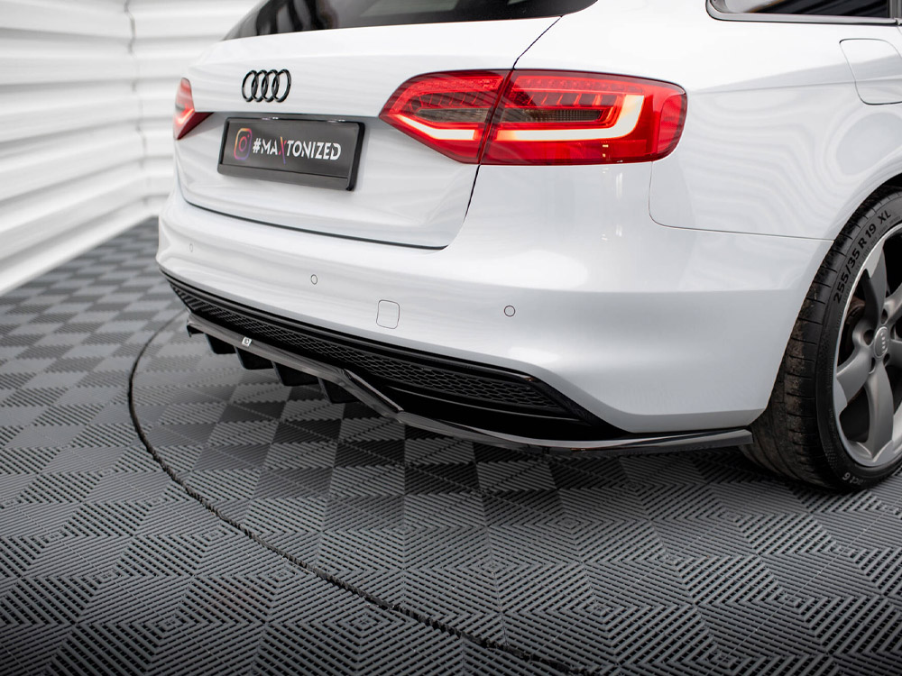 Maxton central rear splitter (vertical bars) audi a4 competition b8 facelift models 3 Maxton central rear splitter (vertical bars) audi a4 competition b8 facelift models - image 3