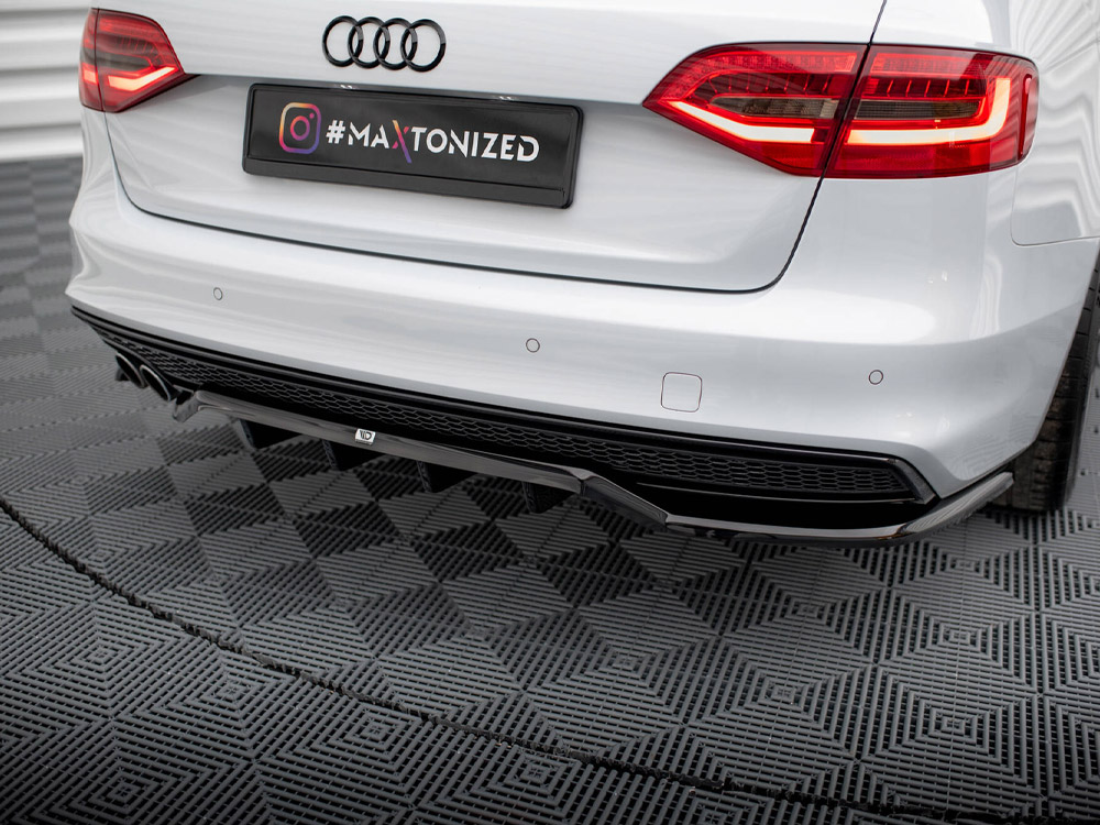 Maxton central rear splitter (vertical bars) audi a4 competition b8 facelift models 4 Maxton central rear splitter (vertical bars) audi a4 competition b8 facelift models - image 4