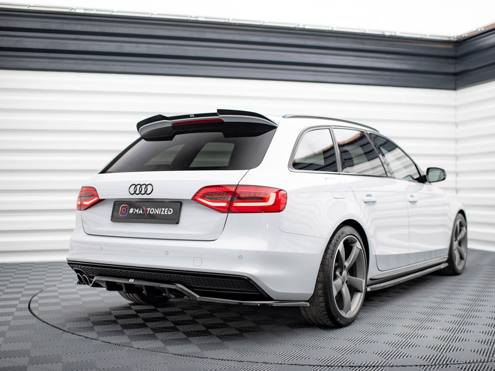 Maxton central rear splitter (vertical bars) audi a4 competition b8 facelift models 2 Maxton central rear splitter (vertical bars) audi a4 competition b8 facelift models - image 2