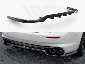 Maxton Rear Splitter (Vertical Bars) Maserati Ghibli Mk3 Facelift Models