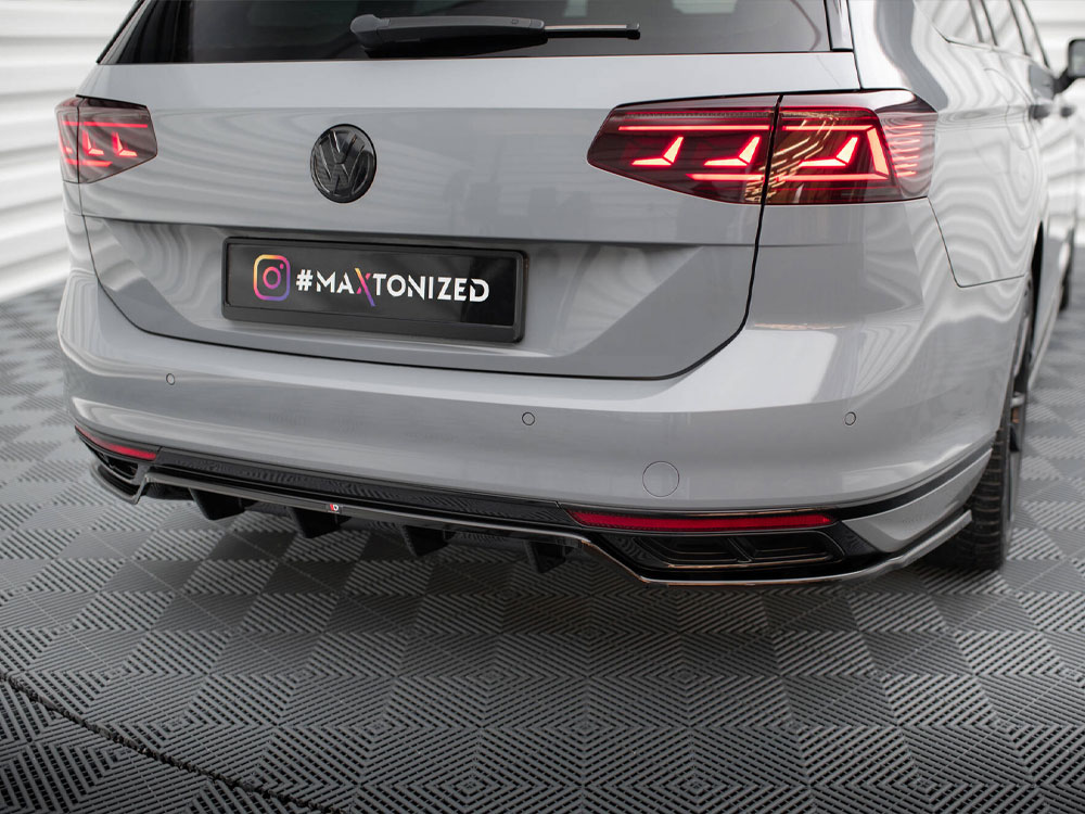Maxton rear splitter (vertical bars) volkswagen passat r-line b8 facelift models 3 Maxton rear splitter (vertical bars) volkswagen passat r-line b8 facelift models - image 3