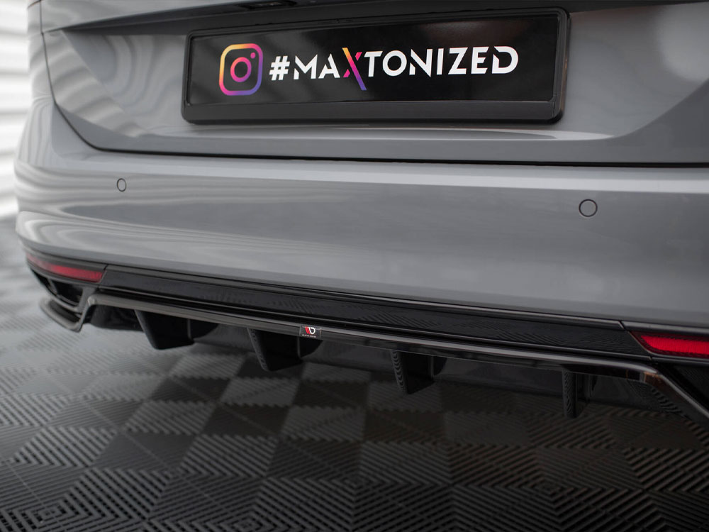Maxton rear splitter (vertical bars) volkswagen passat r-line b8 facelift models 4 Maxton rear splitter (vertical bars) volkswagen passat r-line b8 facelift models - image 4