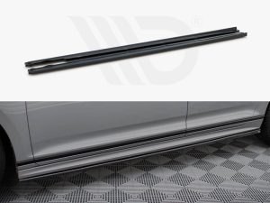 Maxton Side Skirts Diffusers Volkswagen Passat R-Line B8 Facelift Models