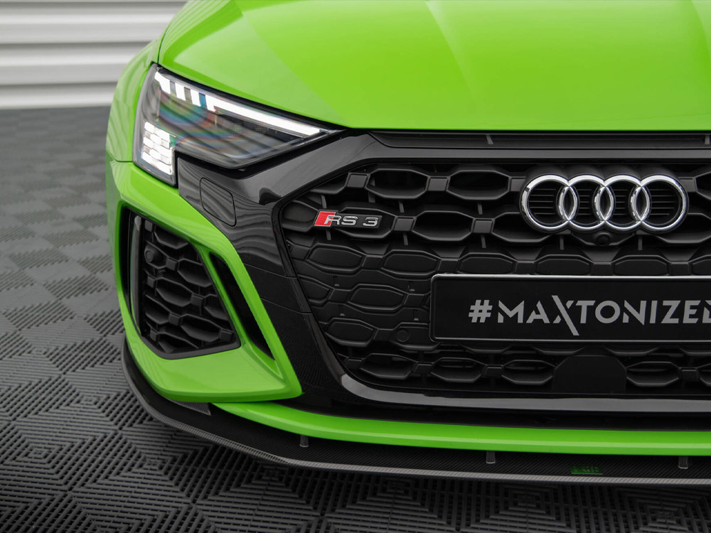 Maxton carbon fibre front splitter audi rs3 saloon/sportback 8y 5 Maxton carbon fibre front splitter audi rs3 saloon/sportback 8y - image 5