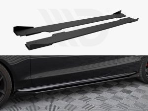 Maxton Street Pro Side Skirts Diffusers + Flaps Audi A5 / A5 S-Line / S5 Coupe / Cabrio 8T / 8T Facelift Models