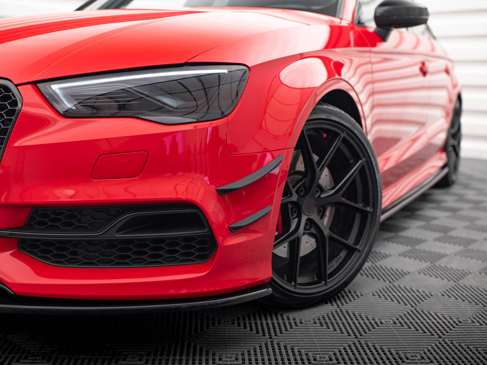 Maxton front bumper wings (canards) audi s3/a3 s-line 8v saloon/cabrio 6 Maxton front bumper wings (canards) audi s3/a3 s-line 8v saloon/cabrio - image 6