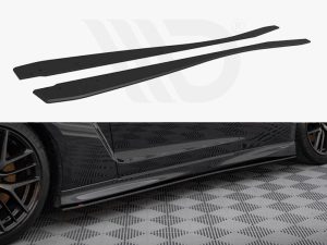 Maxton Street Pro Side Skirts Diffusers Nissan GTR R35 2nd Facelift Models